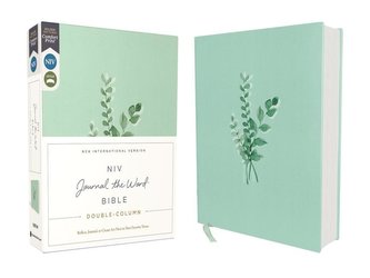 Niv, Journal the Word Bible, Double-Column, Cloth Over Board, Teal, Red Letter Edition, Comfort Print: Reflect, Take Notes, or C