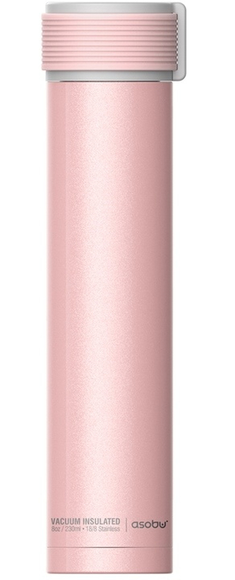 ASOBU trendy cestovní termoláhev Skinny růžová 230ml
