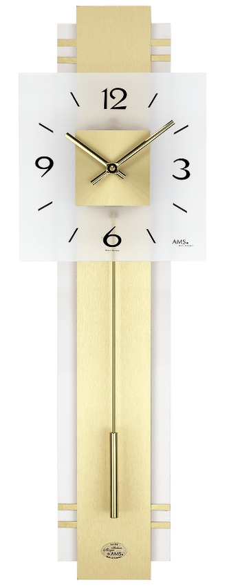 Kyvadlové nástěnné hodiny 7301 AMS 68cm