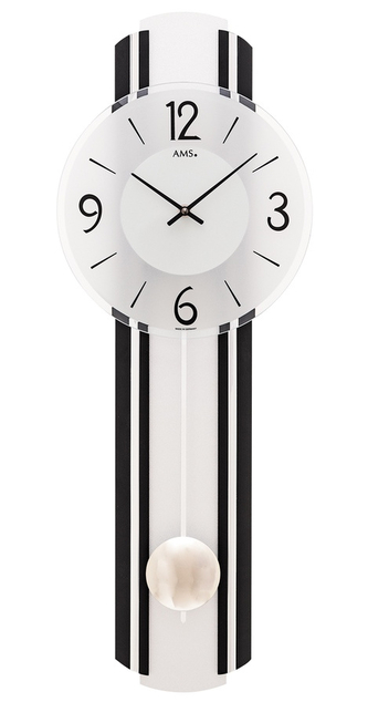 Kyvadlové nástěnné hodiny 7231 AMS 64cm