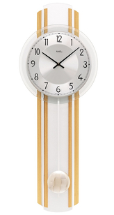 Kyvadlové nástěnné hodiny 7473 AMS řízené rádiovým signálem 64cm