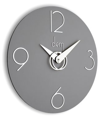 Designové nástěnné hodiny I501GR grey IncantesimoDesign 40cm