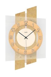 Designové nástěnné hodiny 5533 AMS řízené rádiovým signálem 46cm