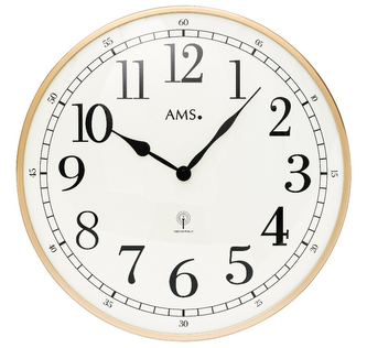 Nástěnné hodiny 5607 AMS řízené rádiovým signálem 40cm