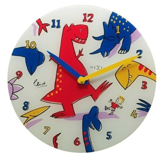 Dětské nástěnné hodiny 8813 Nextime Dino Dance 30cm