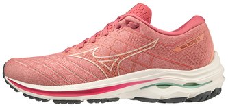 Mizuno WAVE INSPIRE 18 / Rosette/Snow White/Garnet Rose Velikost boty: 42.0/8.0