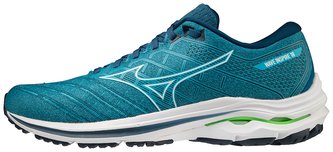 Mizuno WAVE INSPIRE 18 / Moroccan Blue/White/Gibraltar Sea Velikost boty: 50.0/14.0