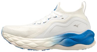 Mizuno WAVE NEO ULTRA / White / 8401 C / Peace Blue Velikost boty: 38.5/5.5