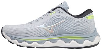 Mizuno WAVE HORIZON 6 / Heather/White/Neo Lime Velikost boty: 41.0/7.5