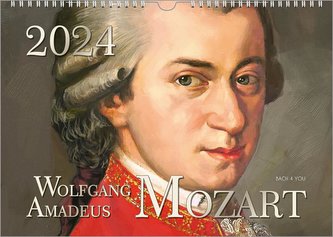 Der Mozart-Kalender 2024, DIN A4 - ein Musik-Kalender, ein Komponisten-Kalender