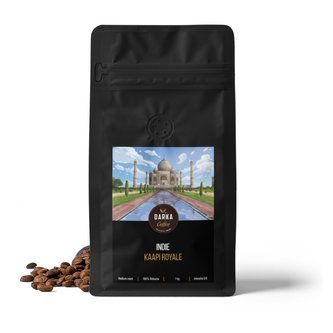 Indie KAAPI Royale Robusta - zrnková káva, balení 1 kg