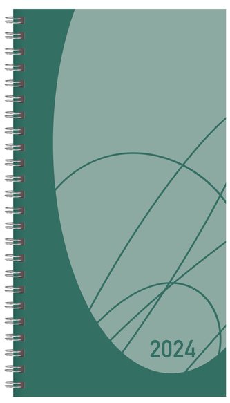Taschenkalender Modus XL Flexi Colourlux petrol 2024
