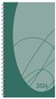 Taschenkalender Modus XL Flexi Colourlux petrol 2024