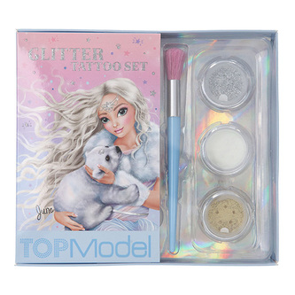 Glitter Tattoo Set Top Model, June + medvěd