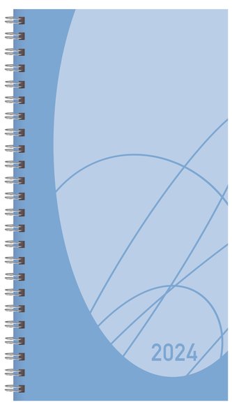 Taschenkalender Modus XL Flexi Colourlux aqua 2024