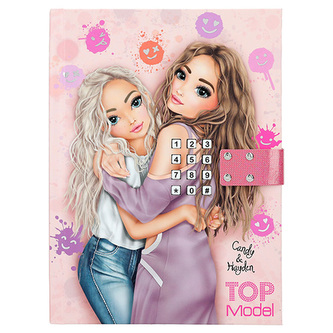 Zápisník na kód Top Model, Candy & Hayden, se smajlíky