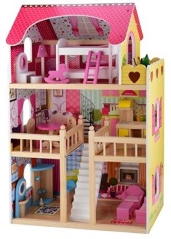 BABU - Domeček pro panenky - 17 ks