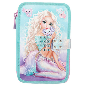 Dvoupatrový penál na kód Top Model, Mořská panna + axolotl Dvoupatrový penál na kód Top Model, Mořská panna + axolotl