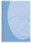 Buchkalender Wochentimer Flexi Colourlux aqua 2024
