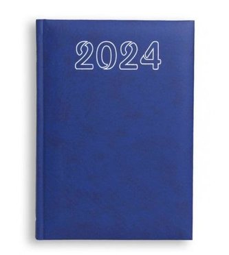 Terminarz 2024 A5 dzienny Standard - granatowy