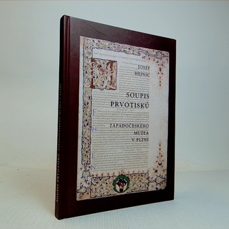 Soupis prvotisků Západočeského muzea v Plzni
