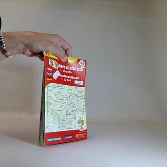 Mapa jižních Čech