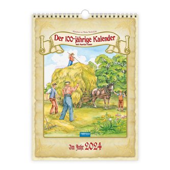 Trötsch Classickalender Der 100-jährige Kalender 2024 - nach Mauritius Knaur