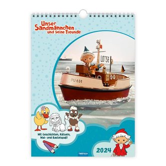 Trötsch Unser Sandmännchen Classickalender Kalender Unser Sandmännchen und seine Freunde 2024