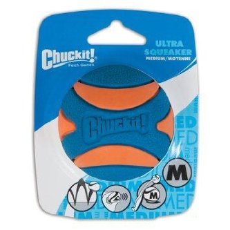 PRODEJNÍ SET 12 ks Míček Ultra Squeaker Ball Medium 6,5 cm – pískací