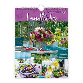 Trötsch Wochenkalender zum Hängen Landliebe 2024