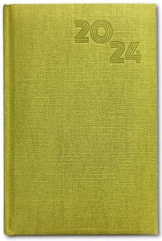 Terminarz 2024 B6 dzienny Caribe - limonka