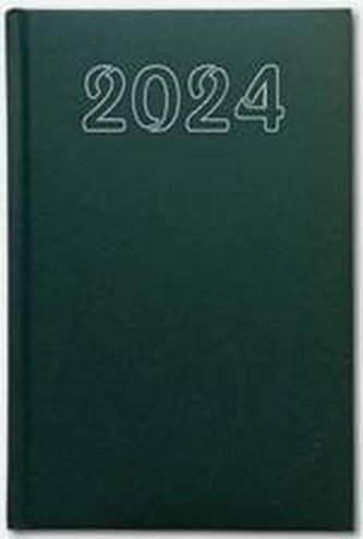 Terminarz 2024 B6 dzienny - zielony
