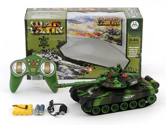 Czołg na radio z akumulatorem i ładowarką USB