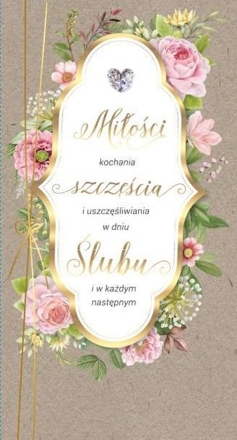 Karnet Ślub Karnet Ślub