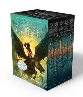 Percy Jackson and the Olympians 5 Book Paperback Boxed Set (W/Poster)