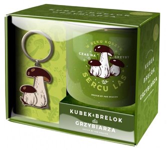 Zestaw kubek + brelok Hobby-Czas na grzyby