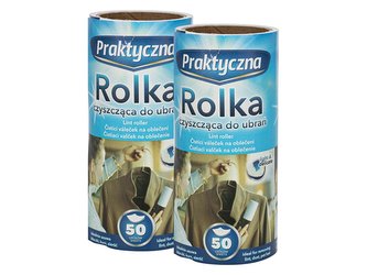 NÁHRADY K VÁLEČKU NA OBLEČENÍ PRAKTYCZNA 50 LISTŮ SADA 2KS