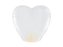 Lampion serce biały 37x93x95cm