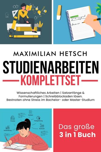 Studienarbeiten Komplettset - Das große 3 in 1 Buch