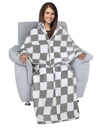 Korall televizní pytel 150x200 cm - kostka šedá