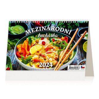 Kalendář stolní 2024 - Mezinárodní kuchařka