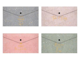 Teczka na zatrzask M DL PP Lux mix Tie