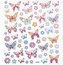 Naklejki motyle i kwiaty 63szt
