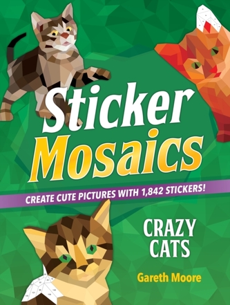STICKER MOSAICS CRAZY CATS