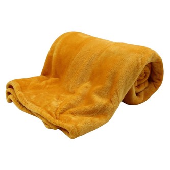 HOME ELEMENTS Mikroflanelová deka, 220x240cm, Oranžová