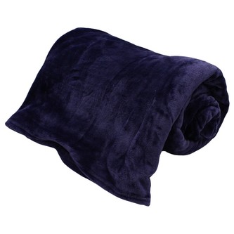 HOME ELEMENTS Mikroflanelová deka, 220x240cm, Modrá