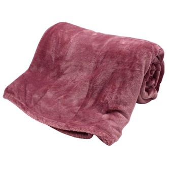 HOME ELEMENTS Mikroflanelová deka, 220x240cm, Vínová
