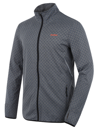 Pánská mikina na zip Astel M black - XL
