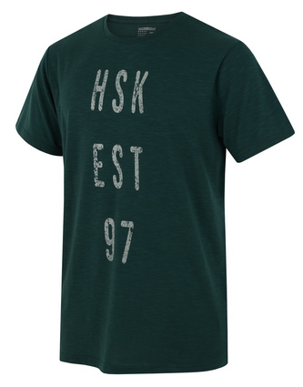 Pánské funkční triko Tingl M dk. green - XL