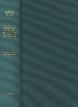 Early Tamil Epigraphy from the Earliest Times to the Sixth Century AD (Oipse)